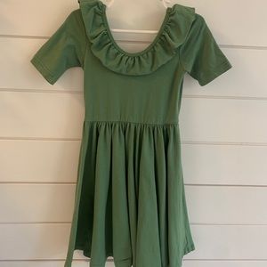 Green Alice and Ames twirl dress
